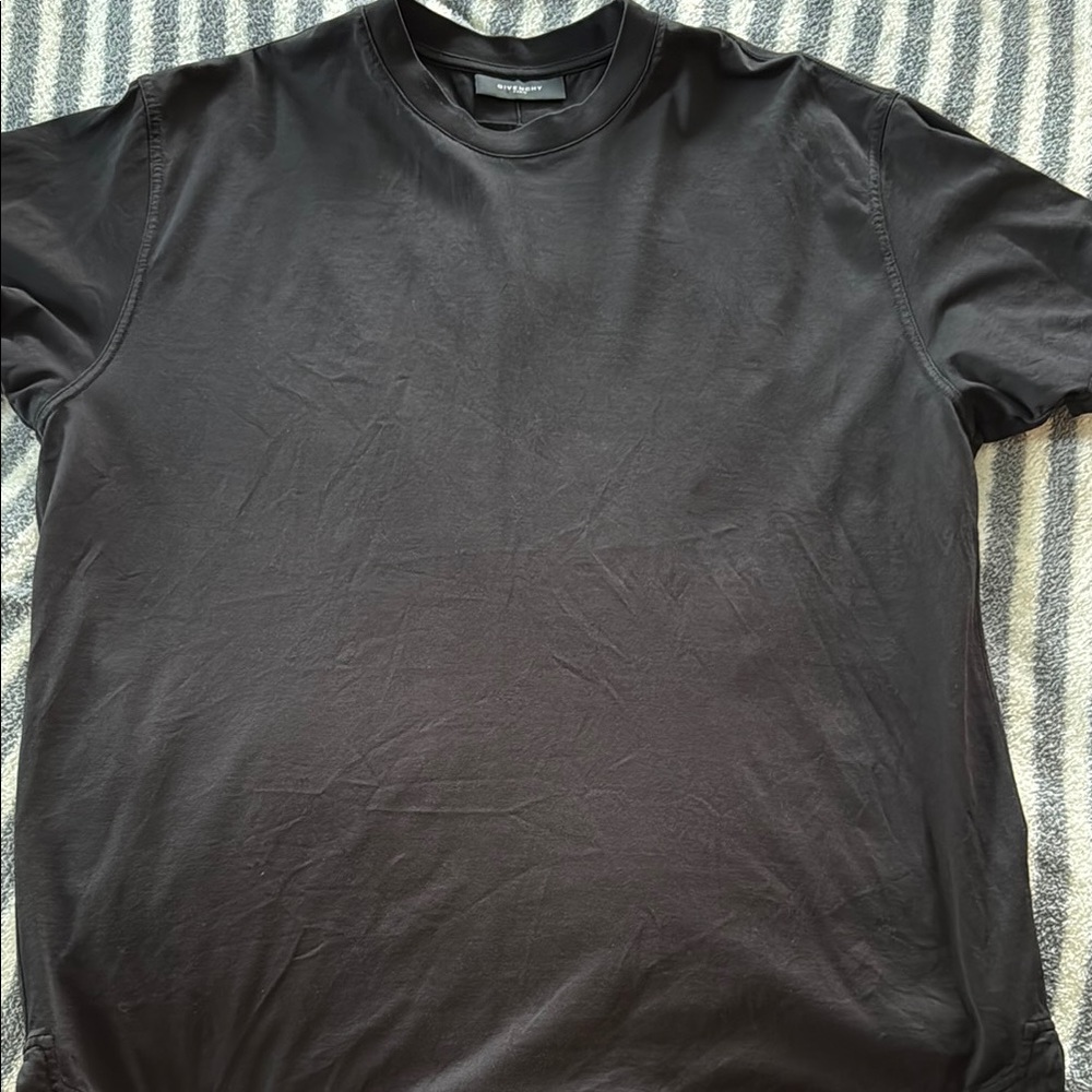 Givenchy Black Short Sleeve Tunic top
